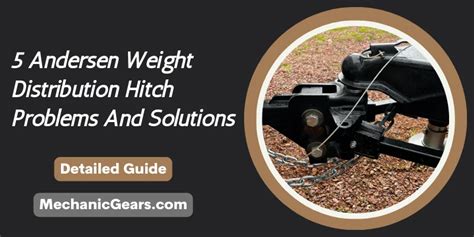 weight distribution hitch problems